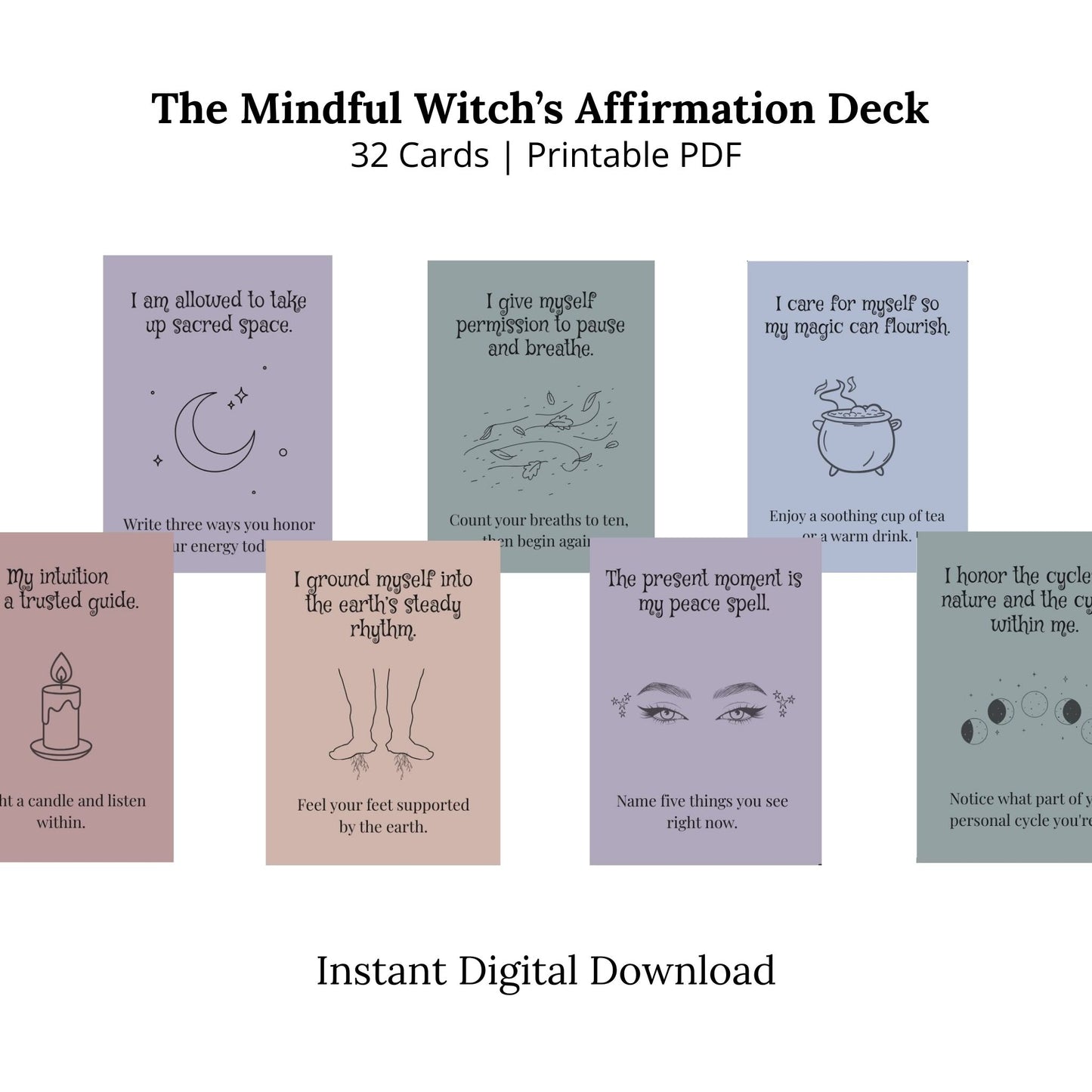 The Mindful Witch’s Affirmation Deck