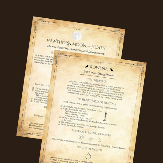 May Monthly Grimoire Pages