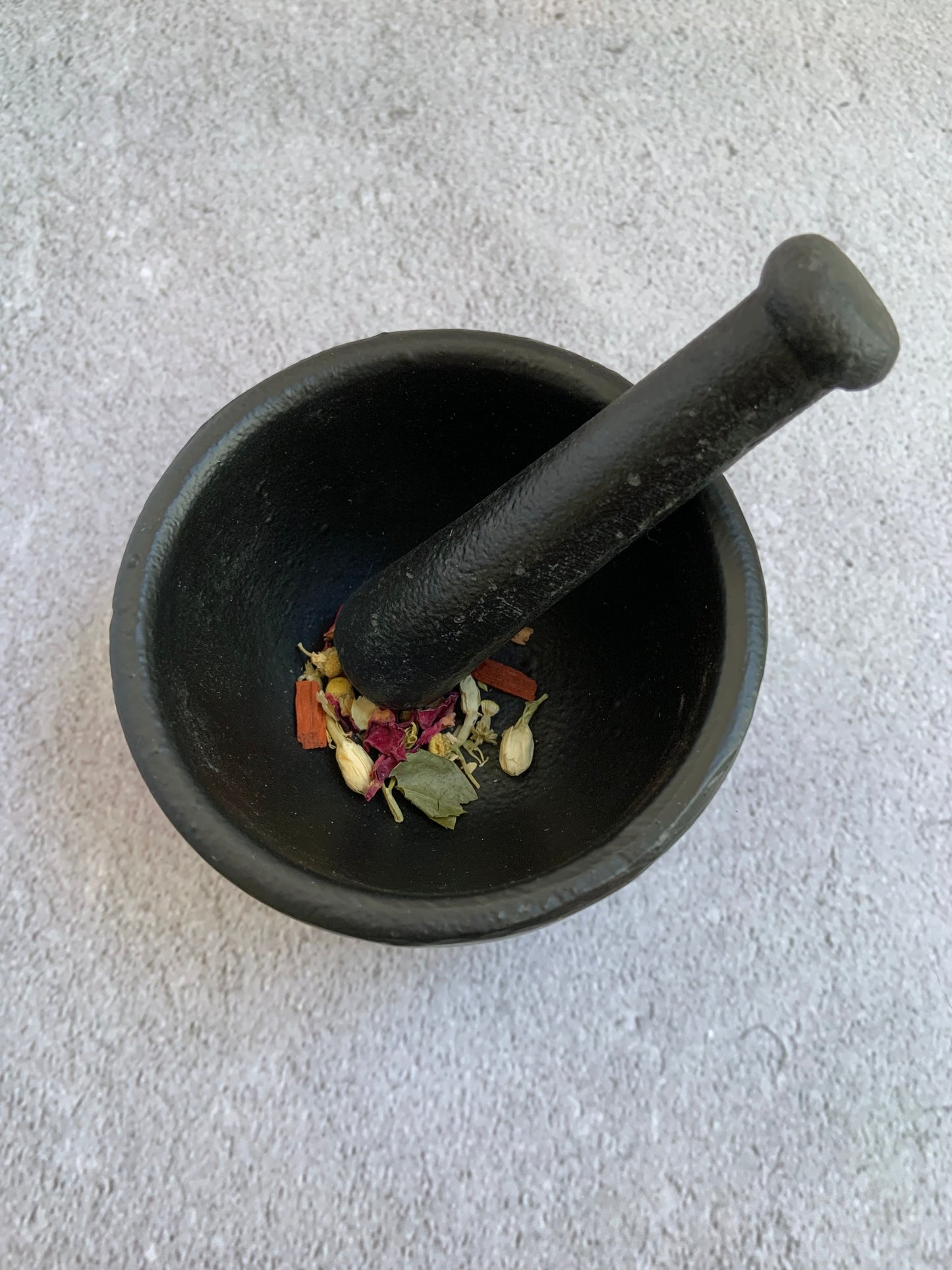 Cast Iron Mortar & Pestle