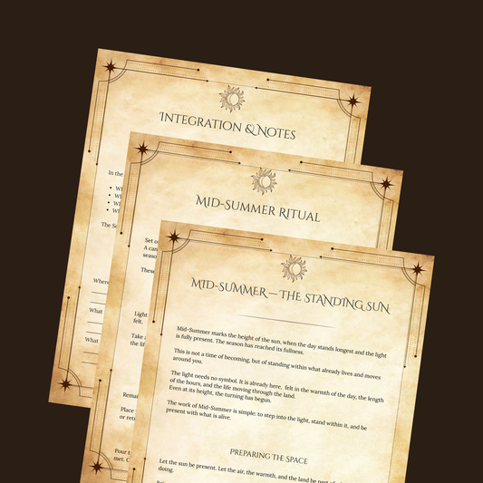 Mid-Summer Grimoire Pages
